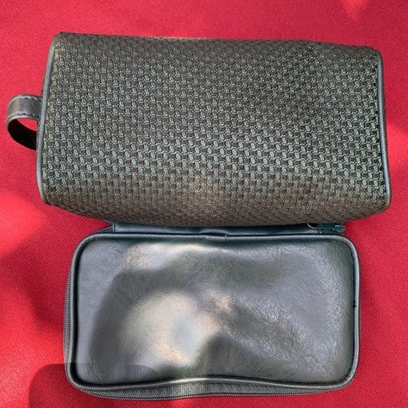 Air Canada Empty Amenity Bag Green Tweed - Picture 6 of 8